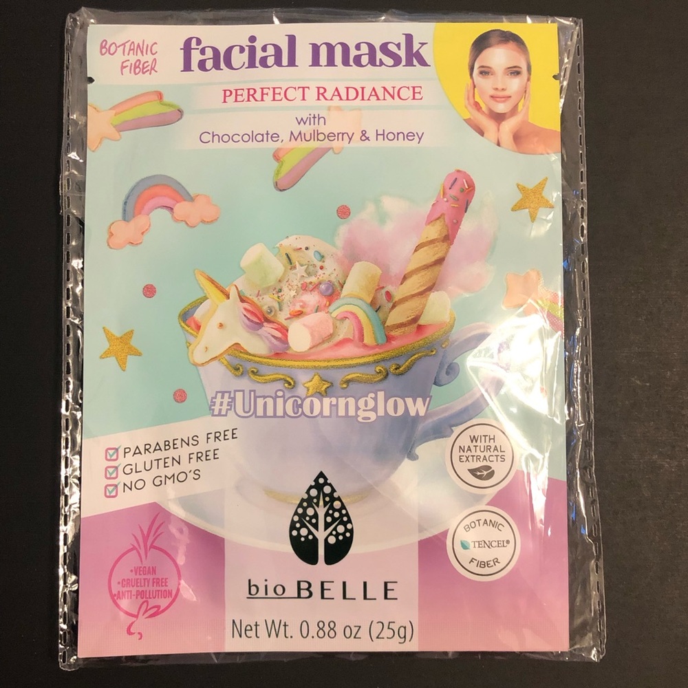 💋5/$15 perfect radiance unicorn glow facial mask